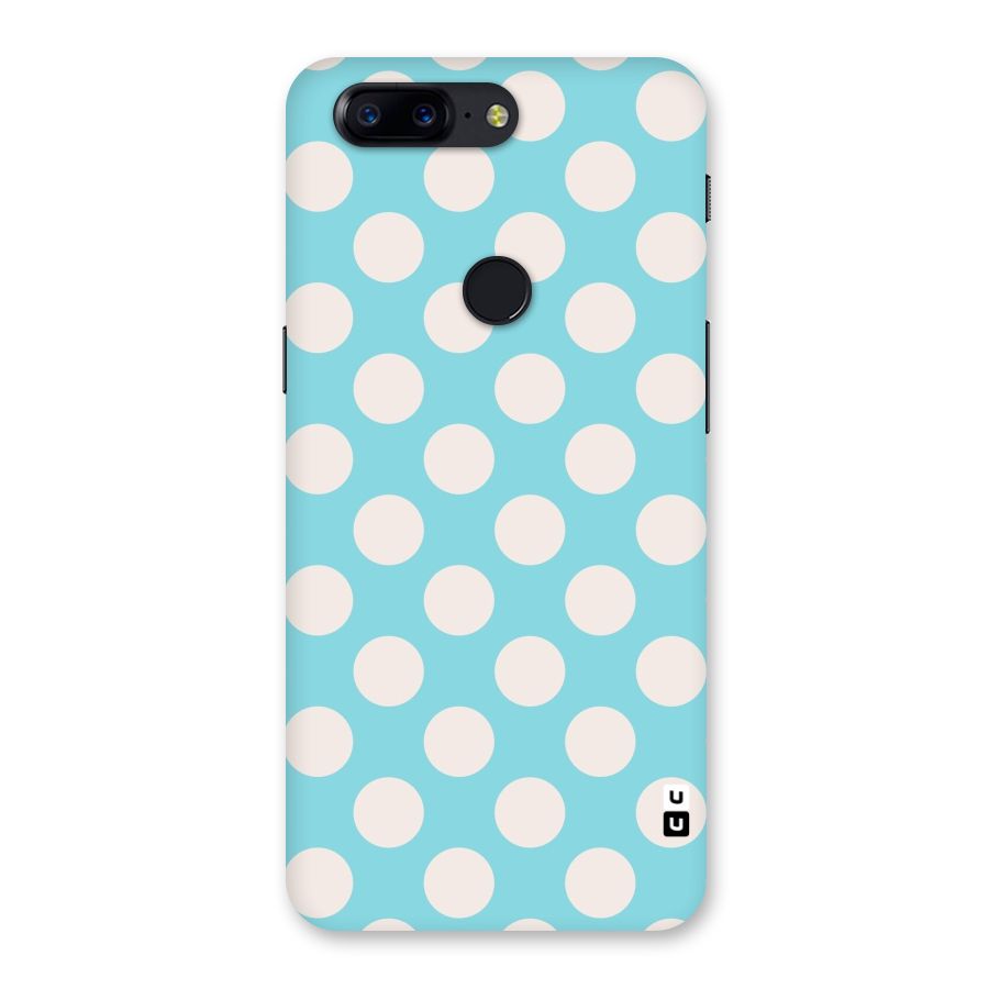 Pastel White Polka Dots Back Case for OnePlus 5T
