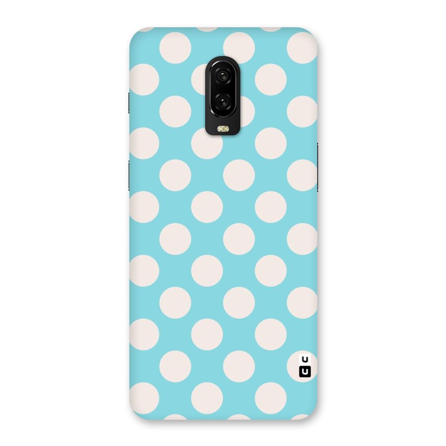 Pastel White Polka Dots Back Case for OnePlus 6T