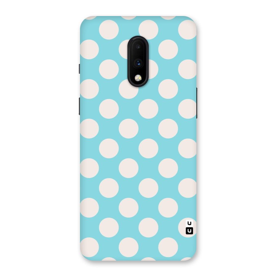 Pastel White Polka Dots Back Case for OnePlus 7