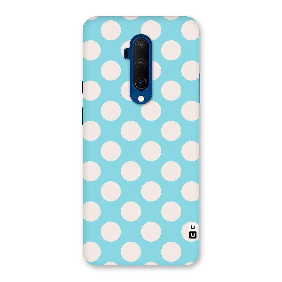 Pastel White Polka Dots Back Case for OnePlus 7T Pro