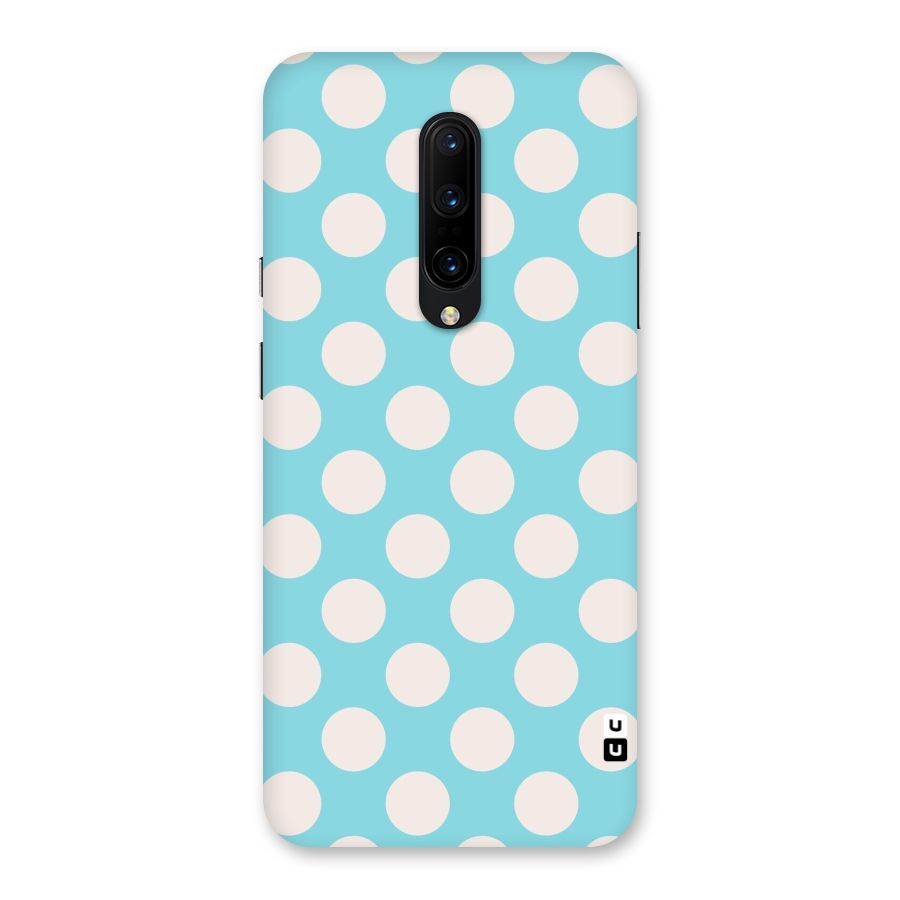 Pastel White Polka Dots Back Case for OnePlus 7 Pro