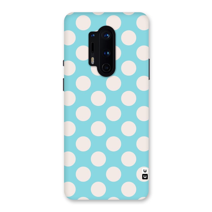 Pastel White Polka Dots Back Case for OnePlus 8 Pro
