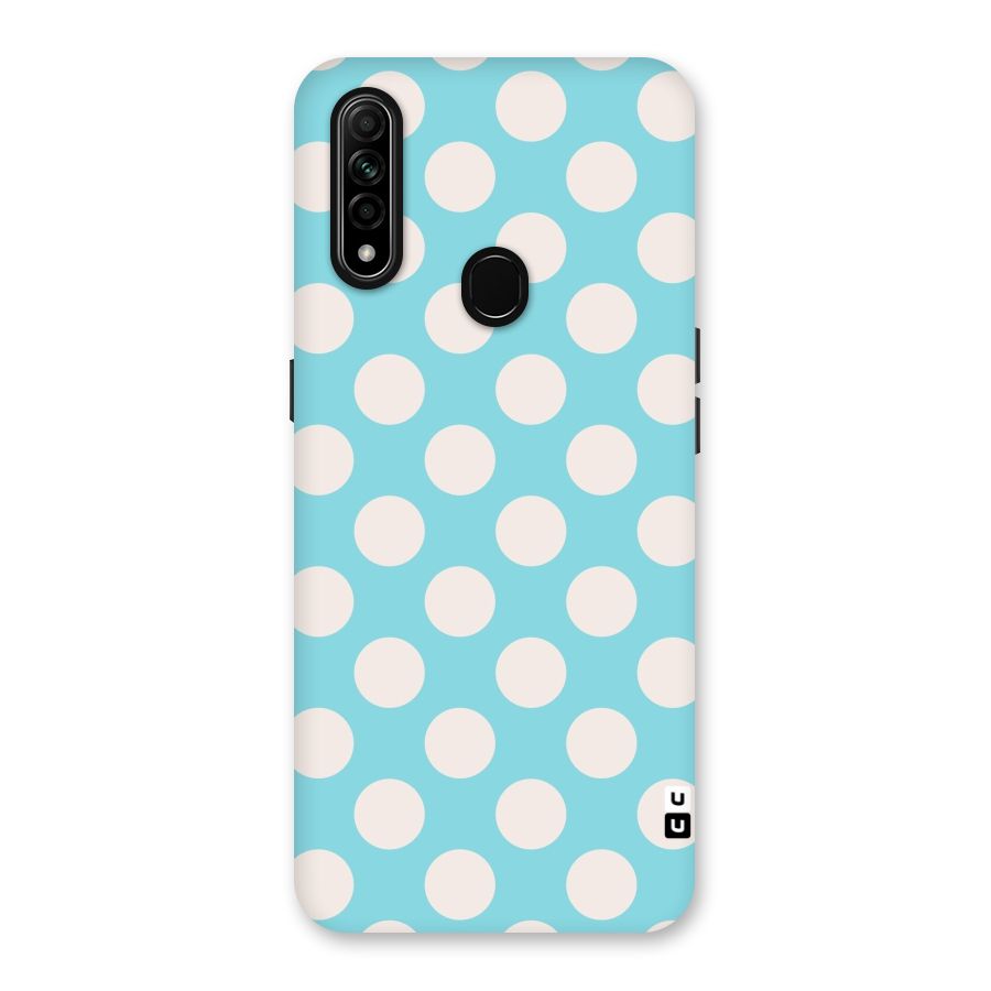 Pastel White Polka Dots Back Case for Oppo A31