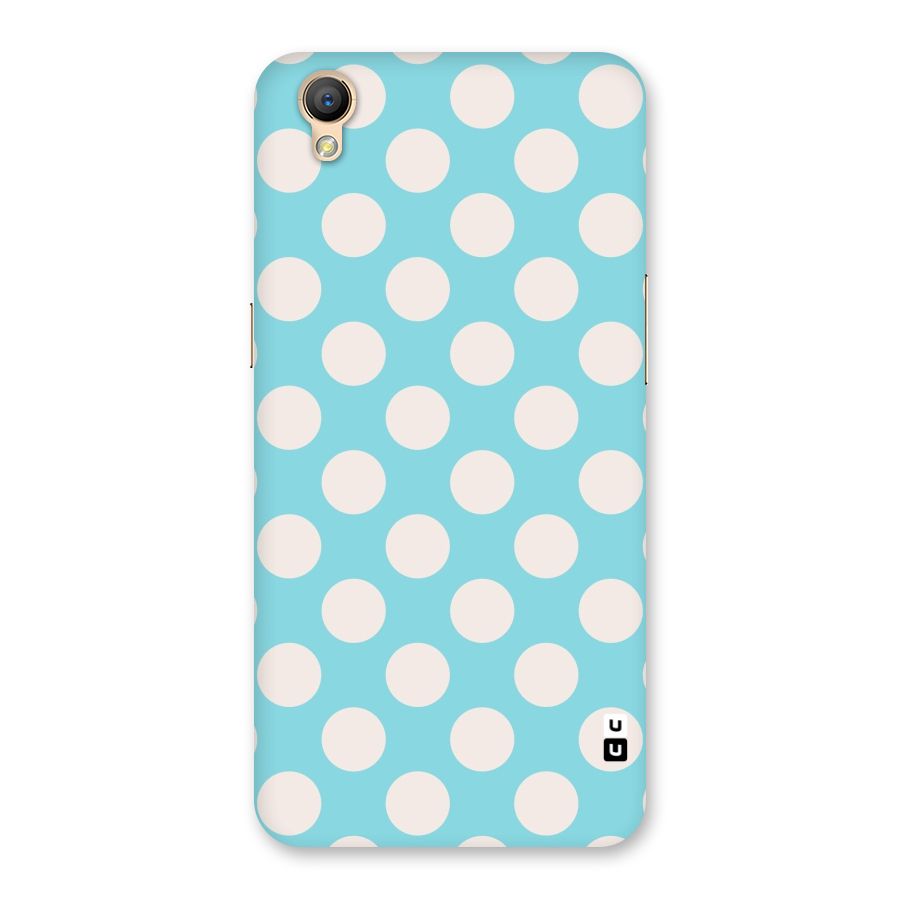 Pastel White Polka Dots Back Case for Oppo A37