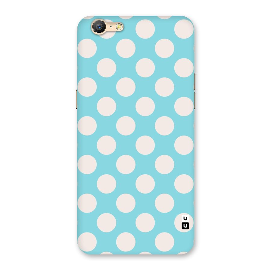 Pastel White Polka Dots Back Case for Oppo A39