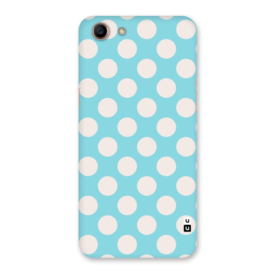 Pastel White Polka Dots Back Case for Oppo A83 (2018)