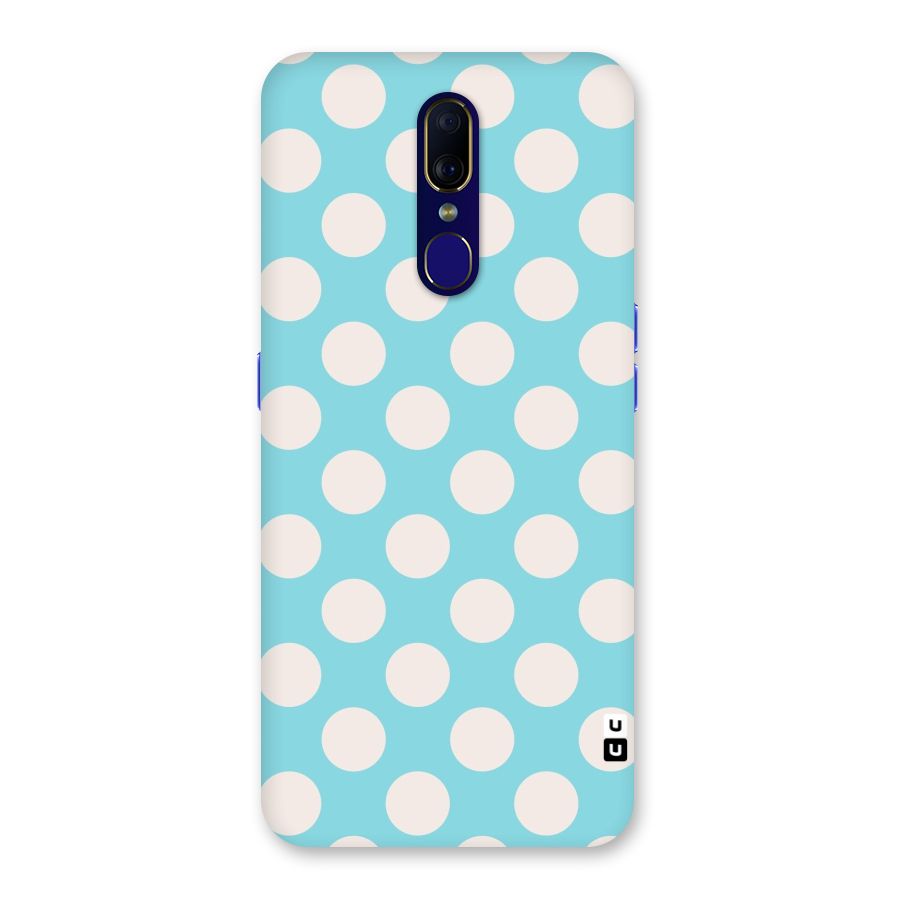 Pastel White Polka Dots Back Case for Oppo A9