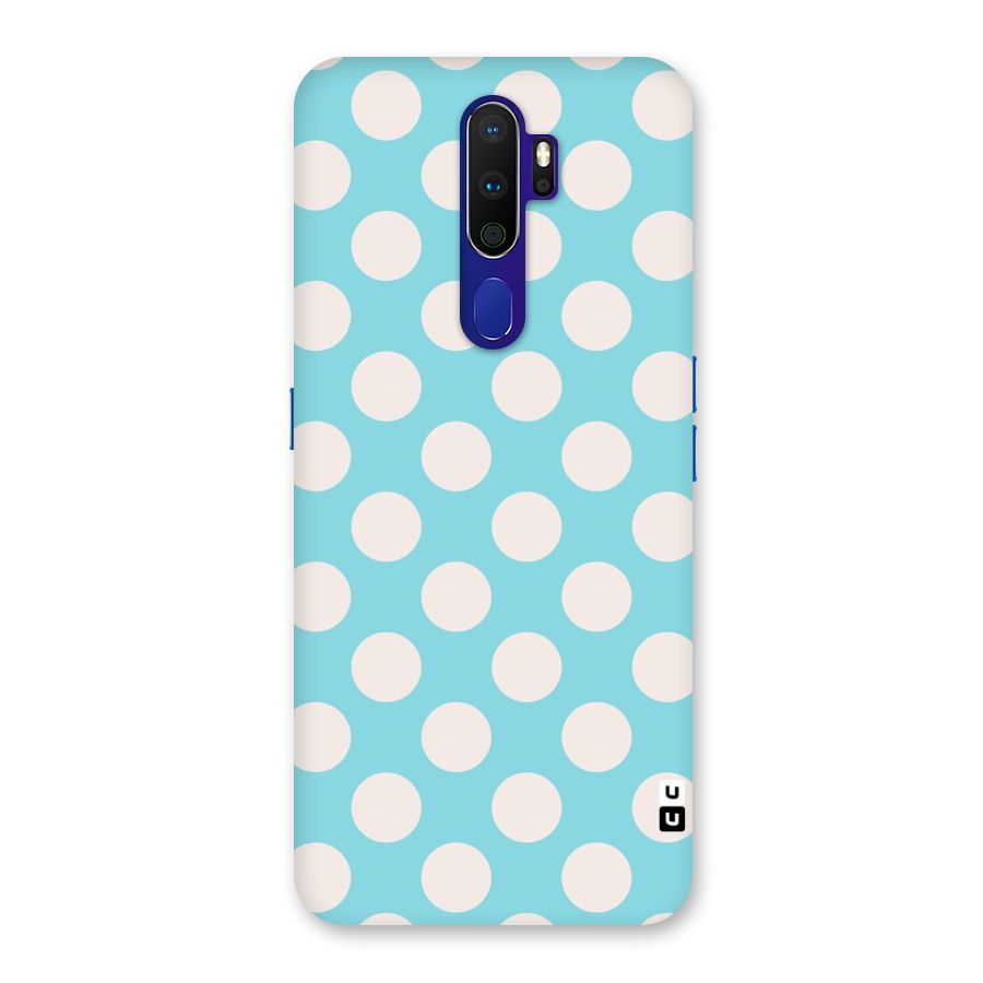 Pastel White Polka Dots Back Case for Oppo A9 (2020)