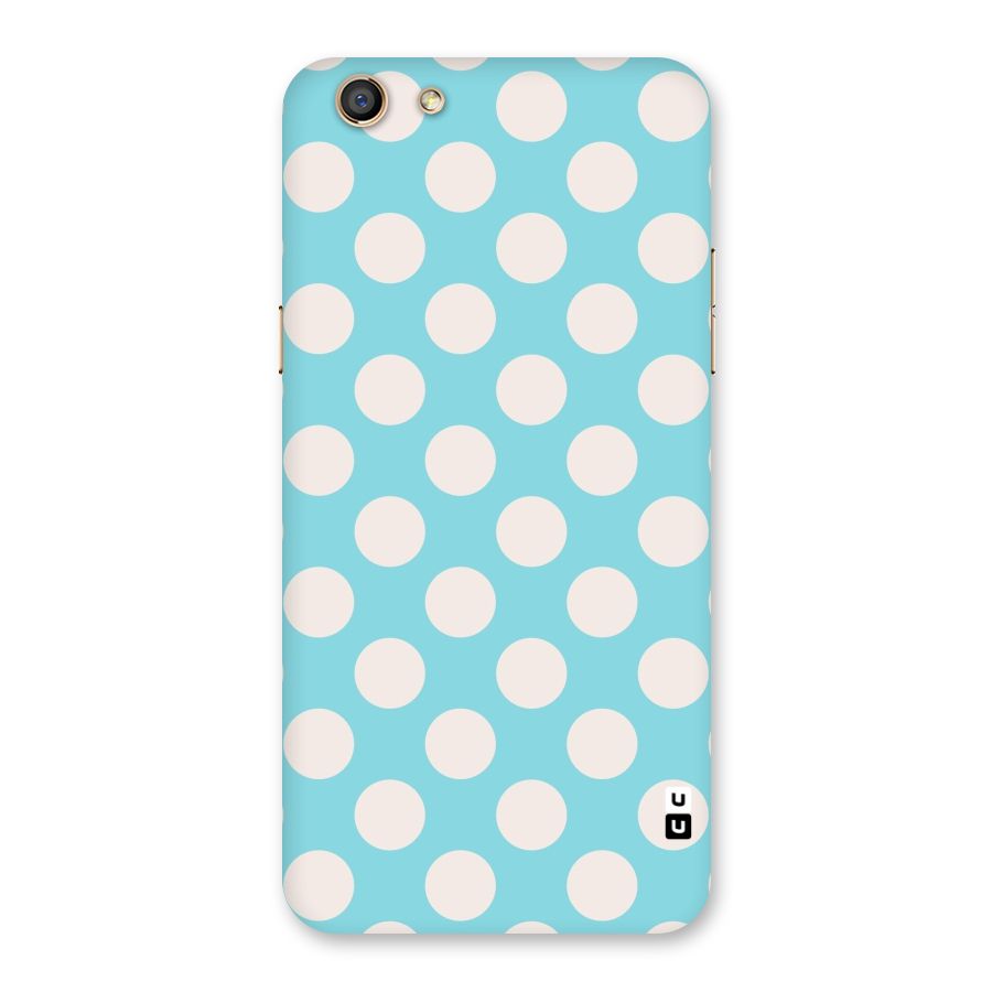 Pastel White Polka Dots Back Case for Oppo F3