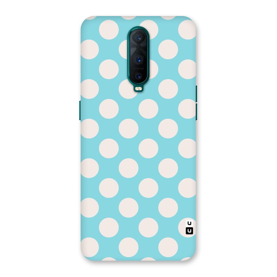 Pastel White Polka Dots Back Case for Oppo R17 Pro