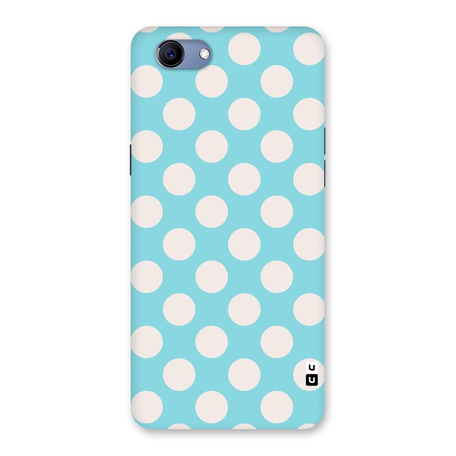 Pastel White Polka Dots Back Case for Oppo Realme 1