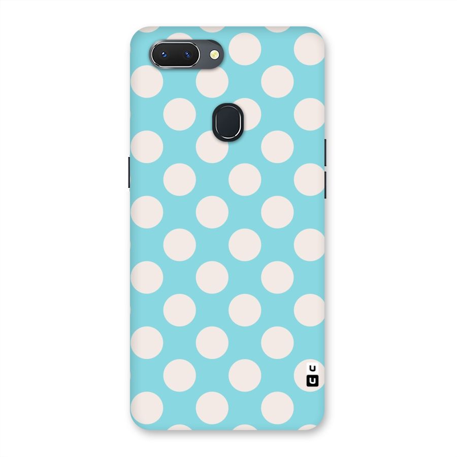 Pastel White Polka Dots Back Case for Oppo Realme 2