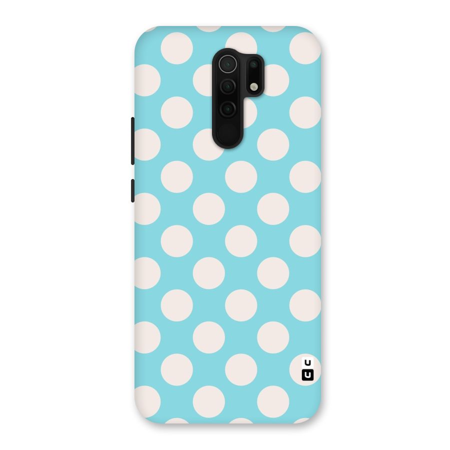 Pastel White Polka Dots Back Case for Poco M2