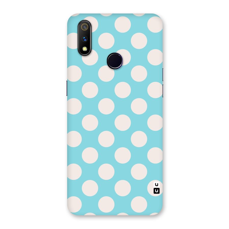 Pastel White Polka Dots Back Case for Realme 3 Pro