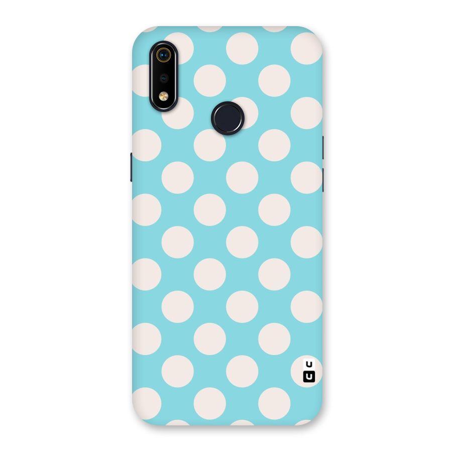 Pastel White Polka Dots Back Case for Realme 3i
