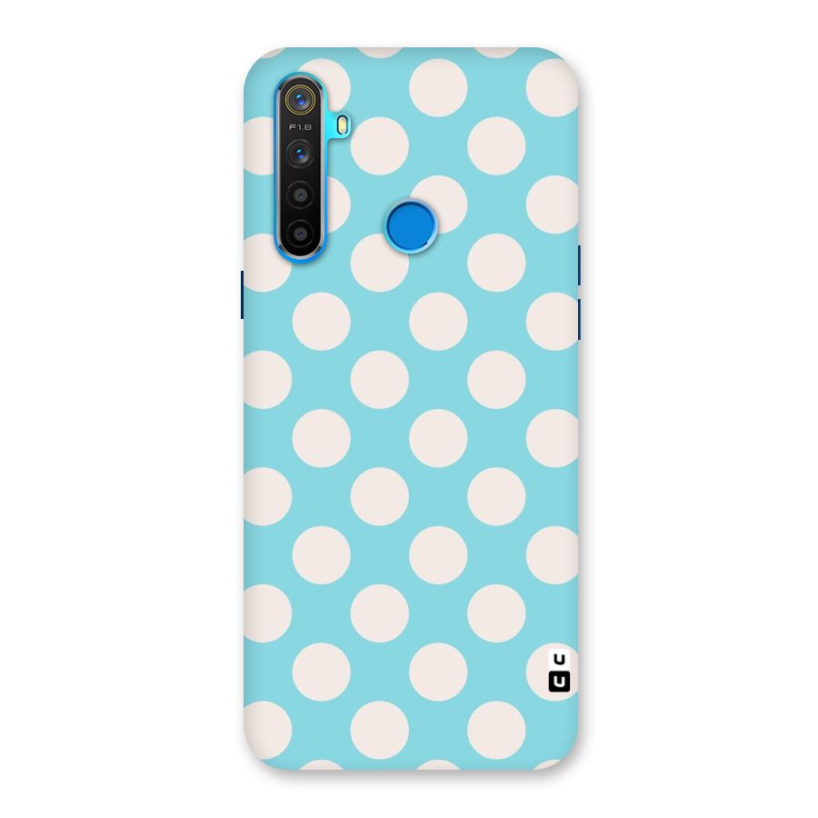 Pastel White Polka Dots Back Case for Realme 5