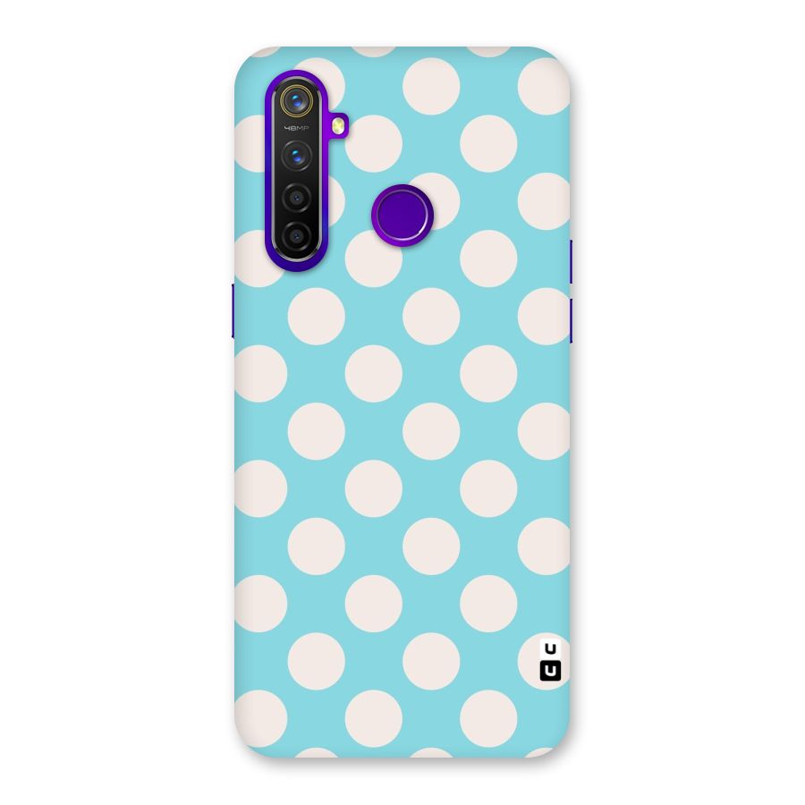 Pastel White Polka Dots Back Case for Realme 5 Pro