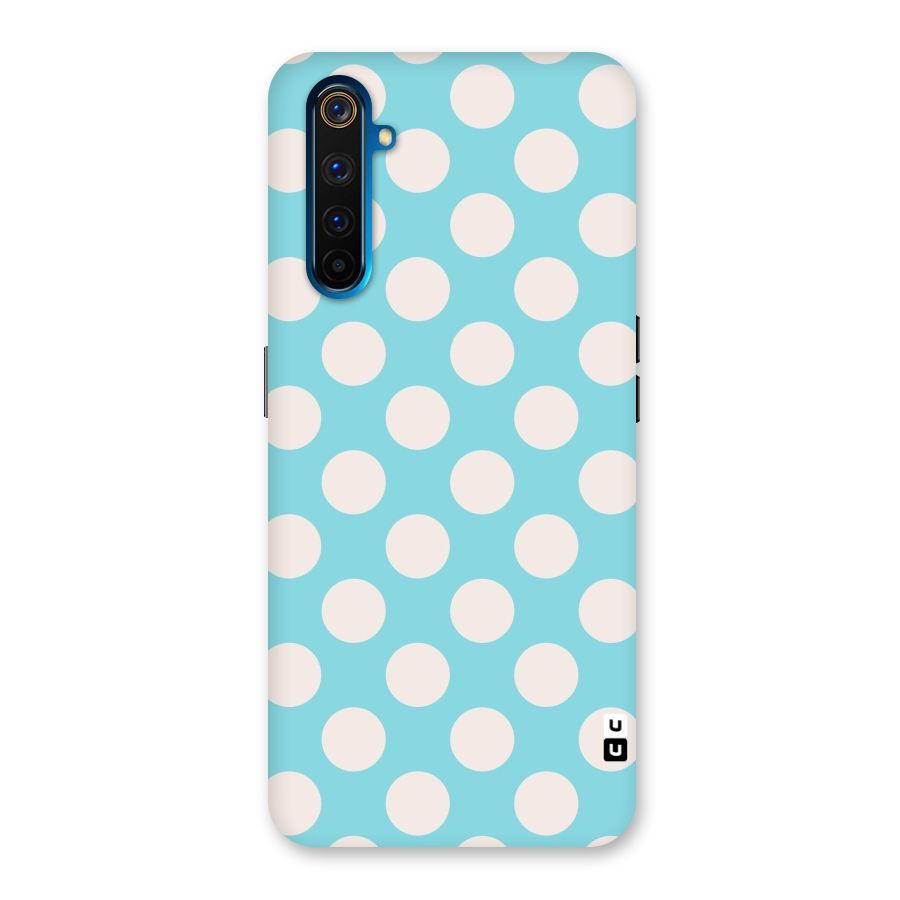 Pastel White Polka Dots Back Case for Realme 6 Pro