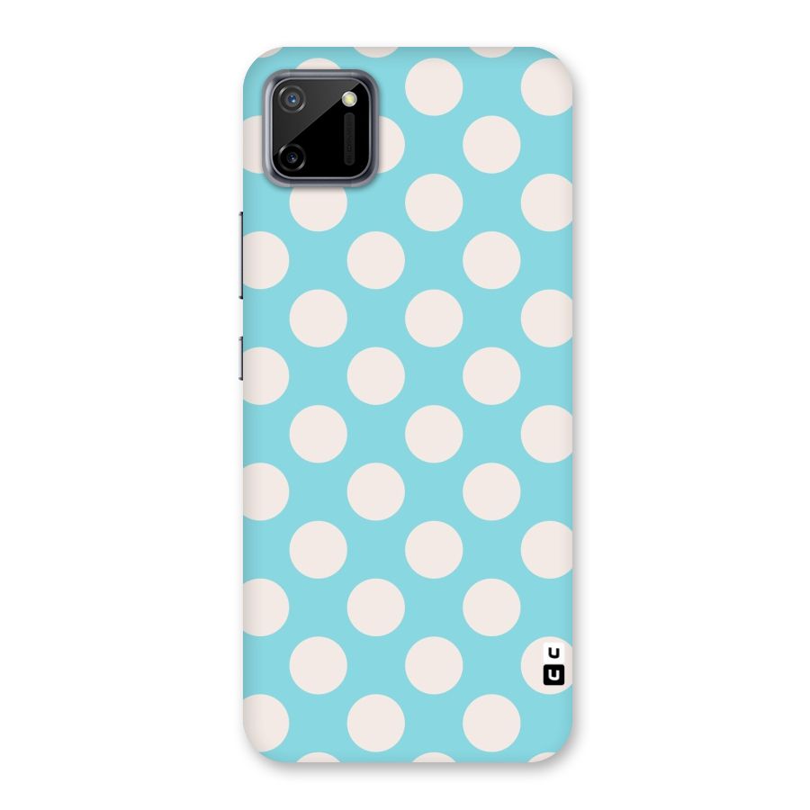 Pastel White Polka Dots Back Case for Realme C11