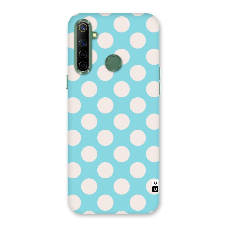 Pastel White Polka Dots Back Case for Realme Narzo 10