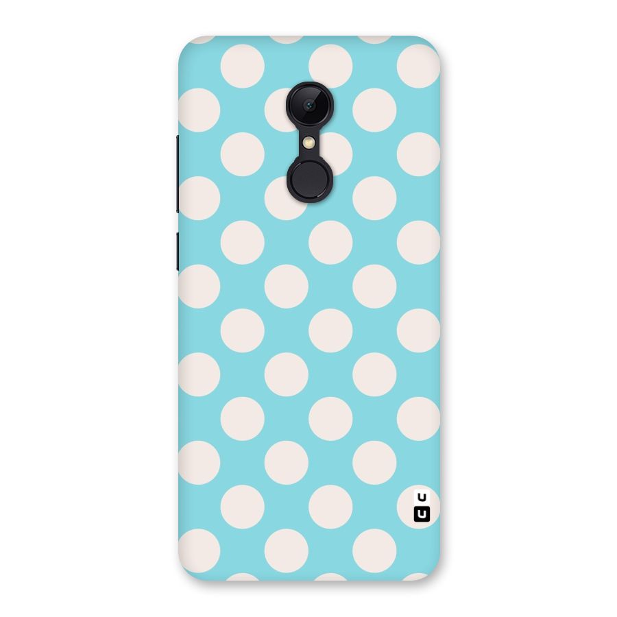 Pastel White Polka Dots Back Case for Redmi 5