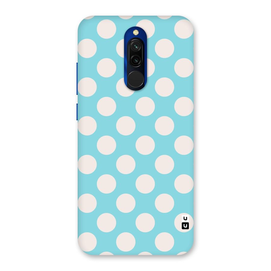 Pastel White Polka Dots Back Case for Redmi 8