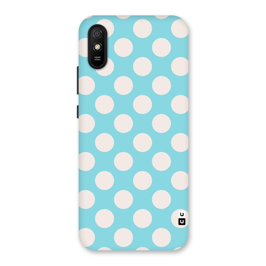Pastel White Polka Dots Back Case for Redmi 9i