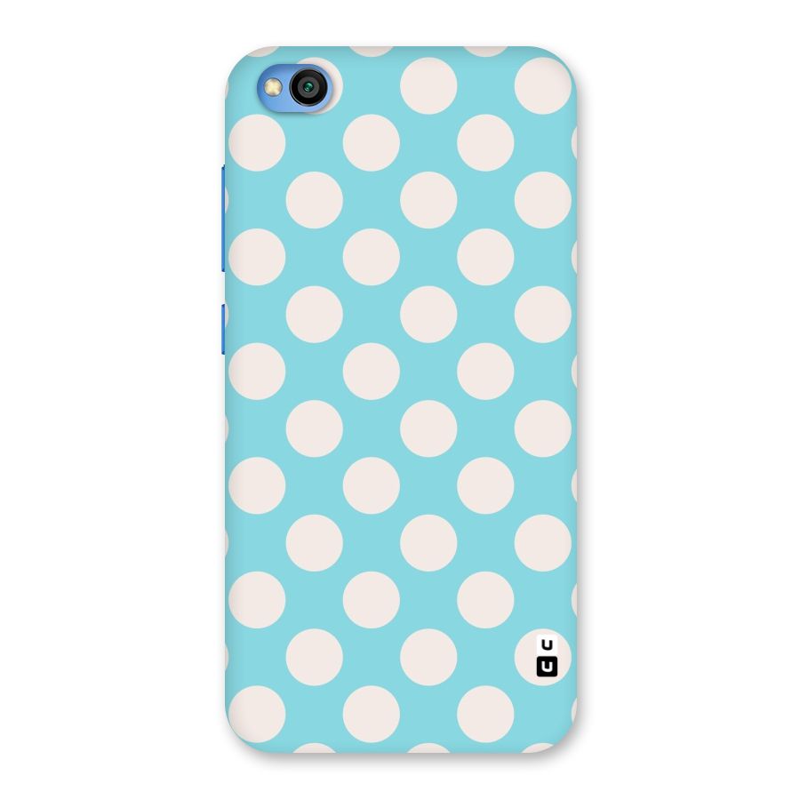 Pastel White Polka Dots Back Case for Redmi Go