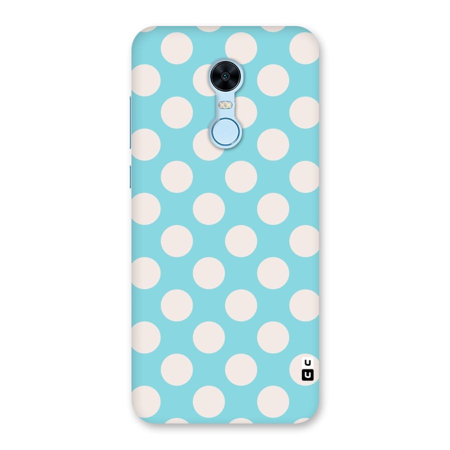 Pastel White Polka Dots Back Case for Redmi Note 5