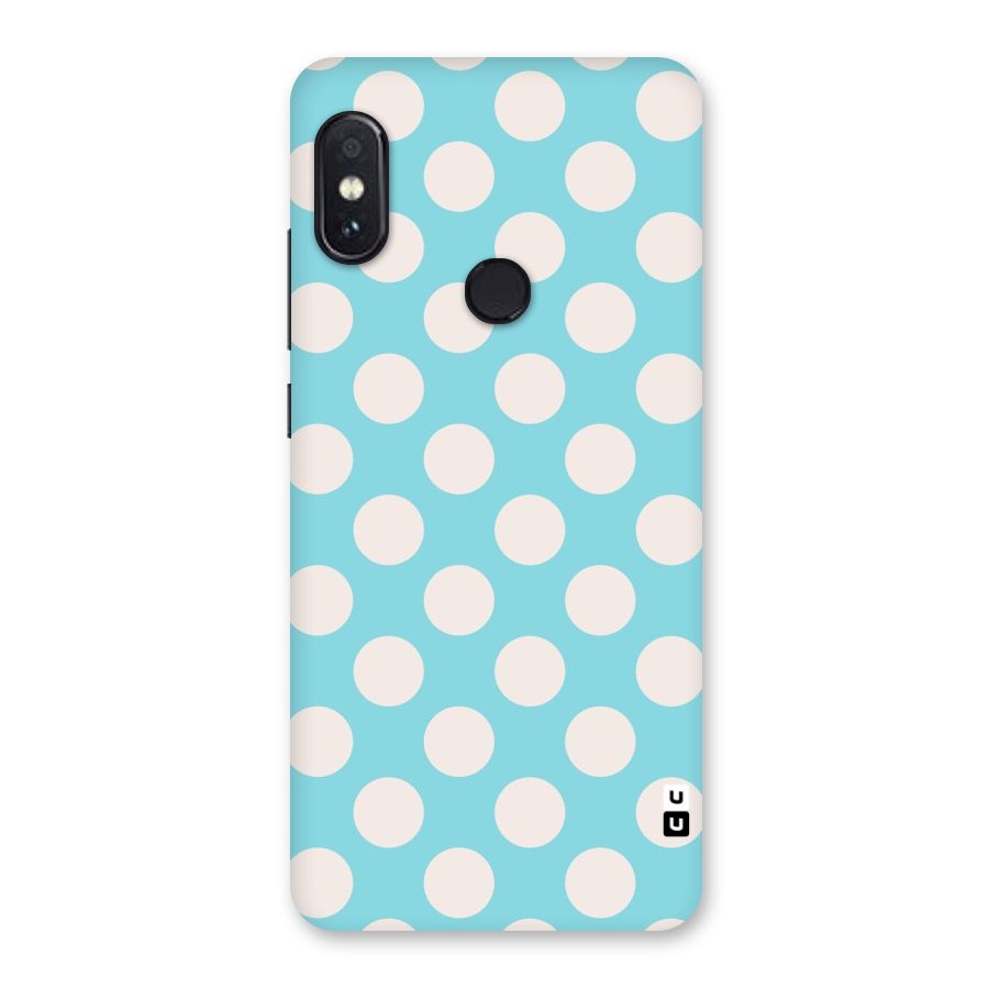 Pastel White Polka Dots Back Case for Redmi Note 5 Pro