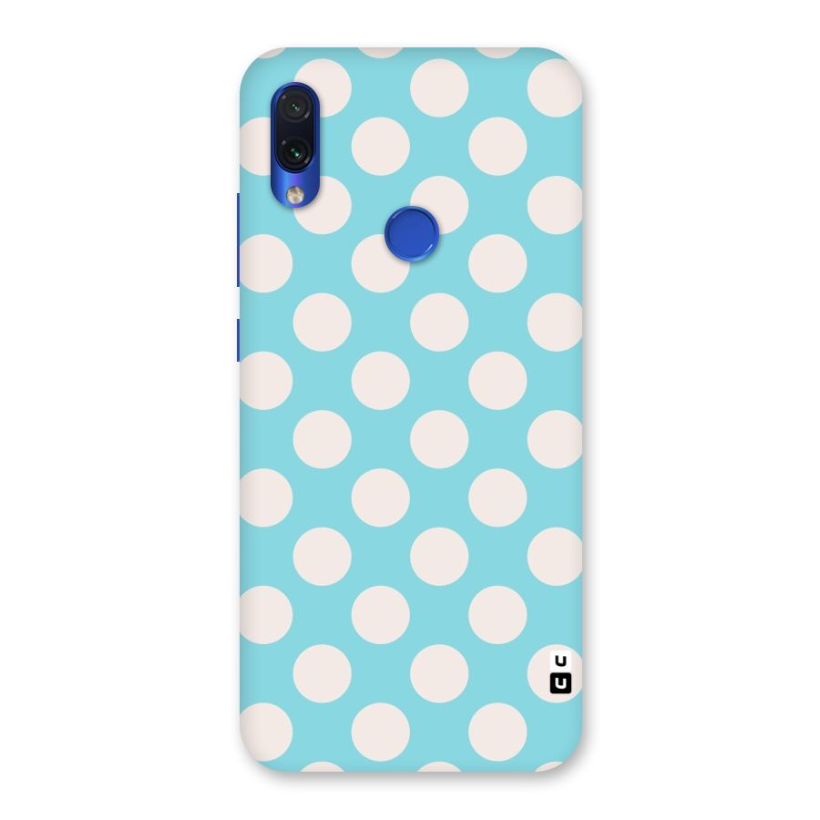 Pastel White Polka Dots Back Case for Redmi Note 7
