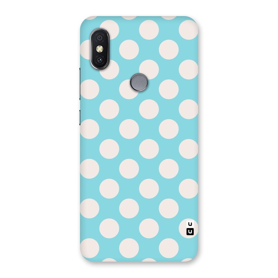 Pastel White Polka Dots Back Case for Redmi Y2