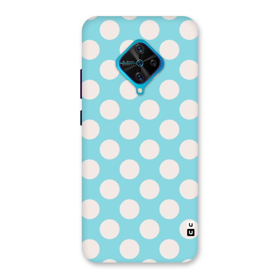 Pastel White Polka Dots Back Case for Vivo S1 Pro