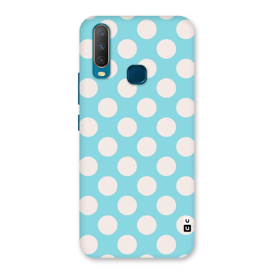 Pastel White Polka Dots Back Case for Vivo U10