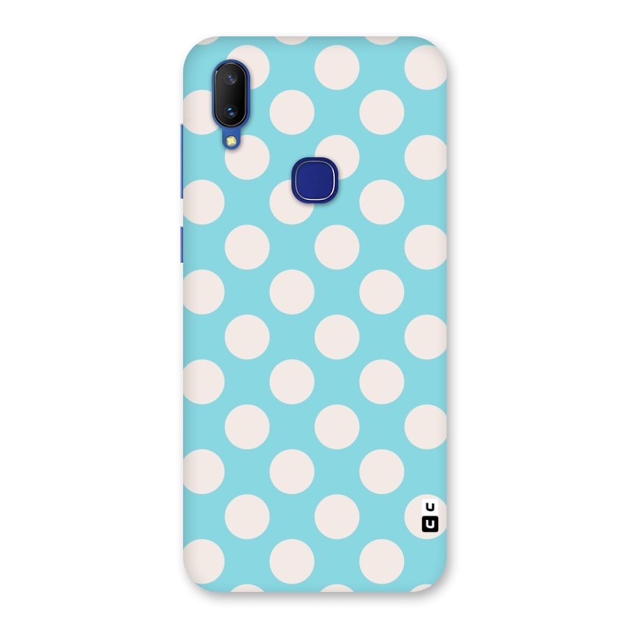 Pastel White Polka Dots Back Case for Vivo V11