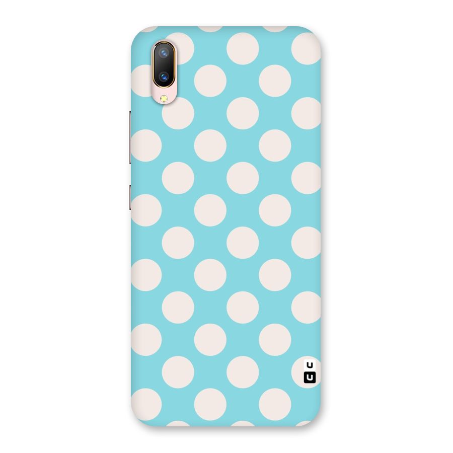 Pastel White Polka Dots Back Case for Vivo V11 Pro