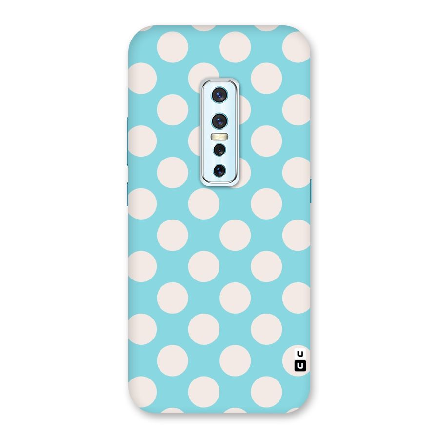 Pastel White Polka Dots Back Case for Vivo V17 Pro