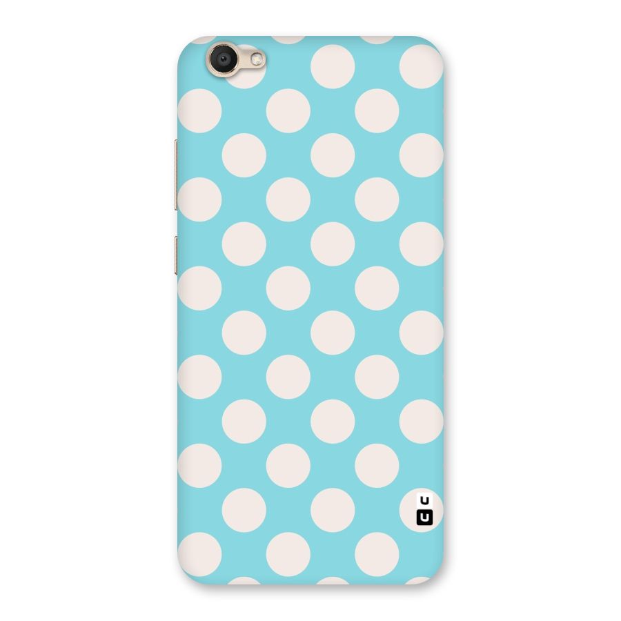 Pastel White Polka Dots Back Case for Vivo V5