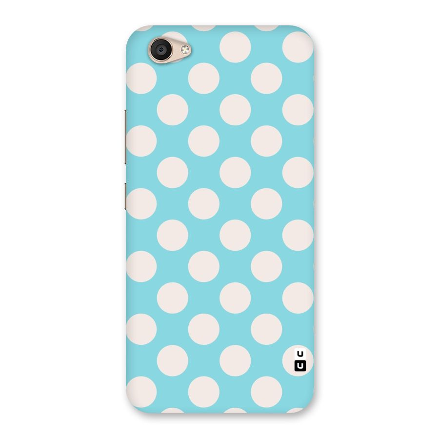 Pastel White Polka Dots Back Case for Vivo V5 Plus