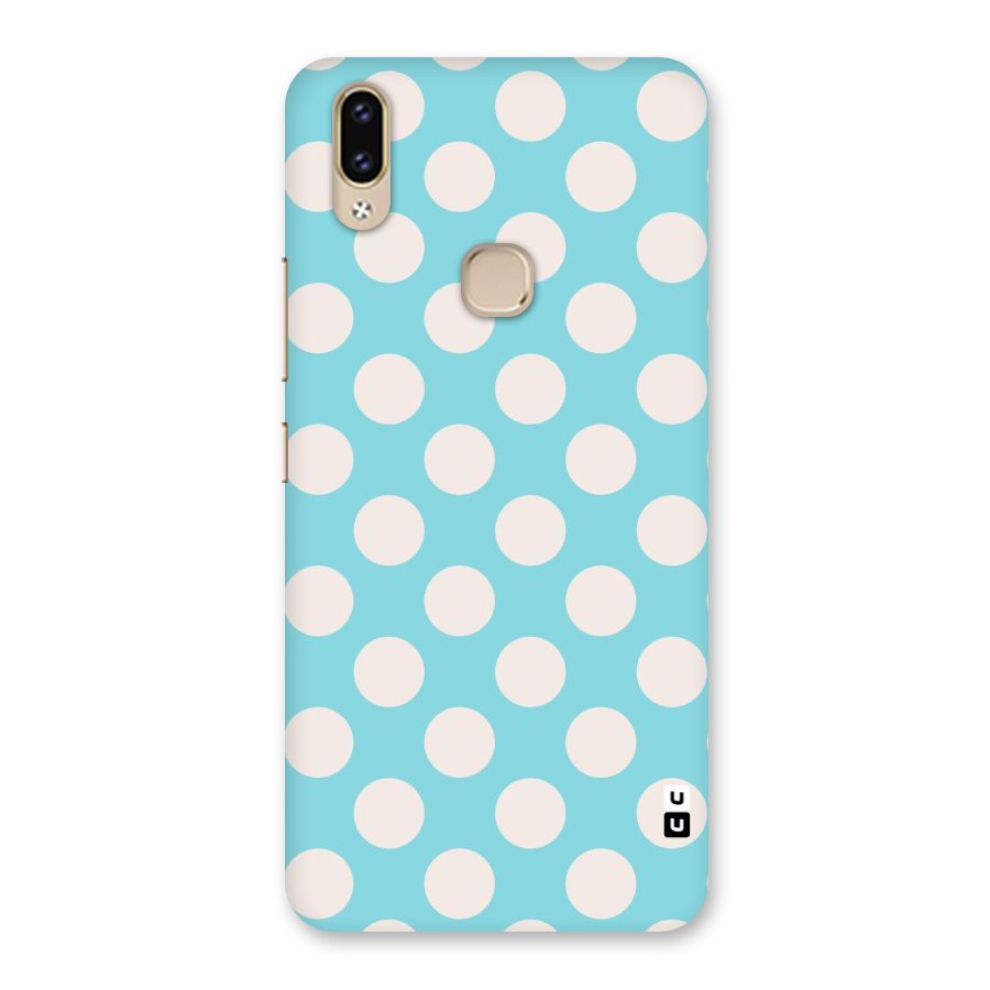 Pastel White Polka Dots Back Case for Vivo V9 Youth