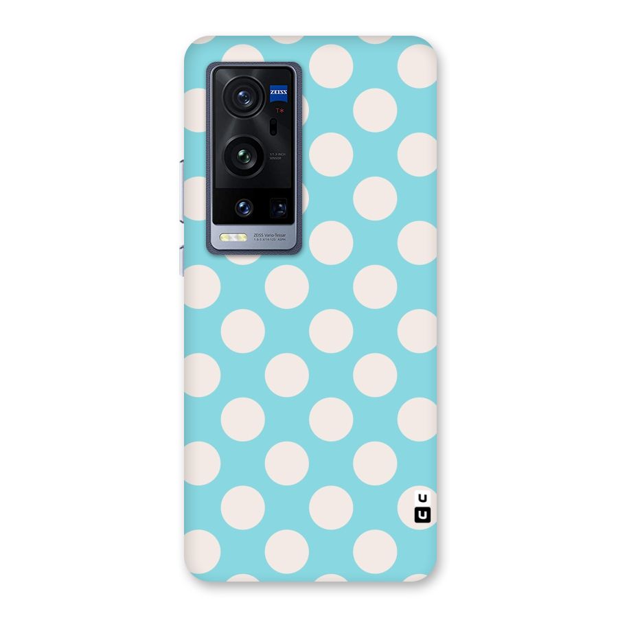 Pastel White Polka Dots Back Case for Vivo X60 Pro Plus