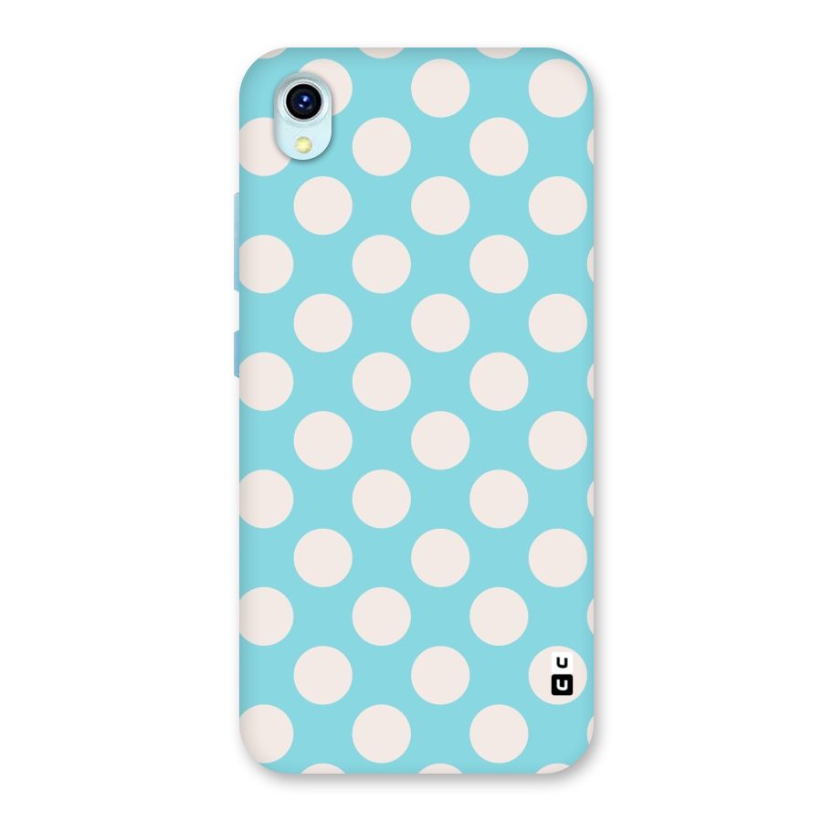 Pastel White Polka Dots Back Case for Vivo Y1s
