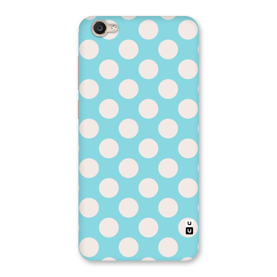 Pastel White Polka Dots Back Case for Vivo Y55s