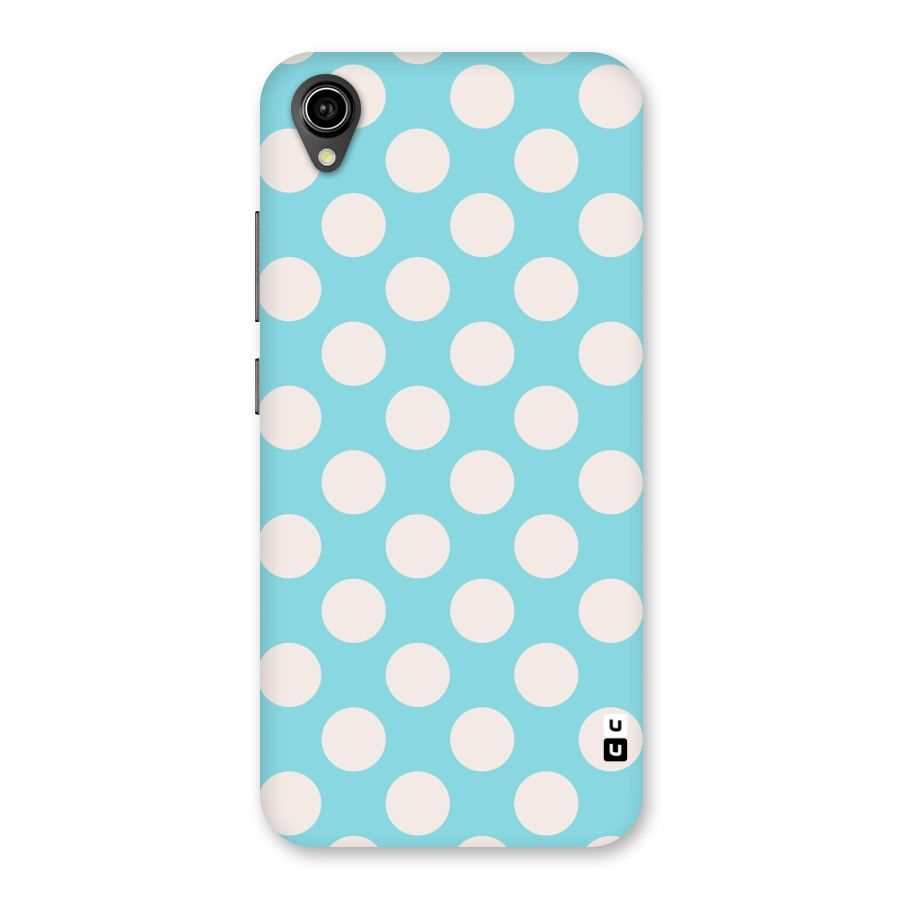 Pastel White Polka Dots Back Case for Vivo Y90