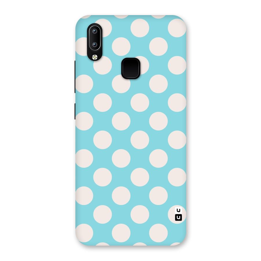Pastel White Polka Dots Back Case for Vivo Y93