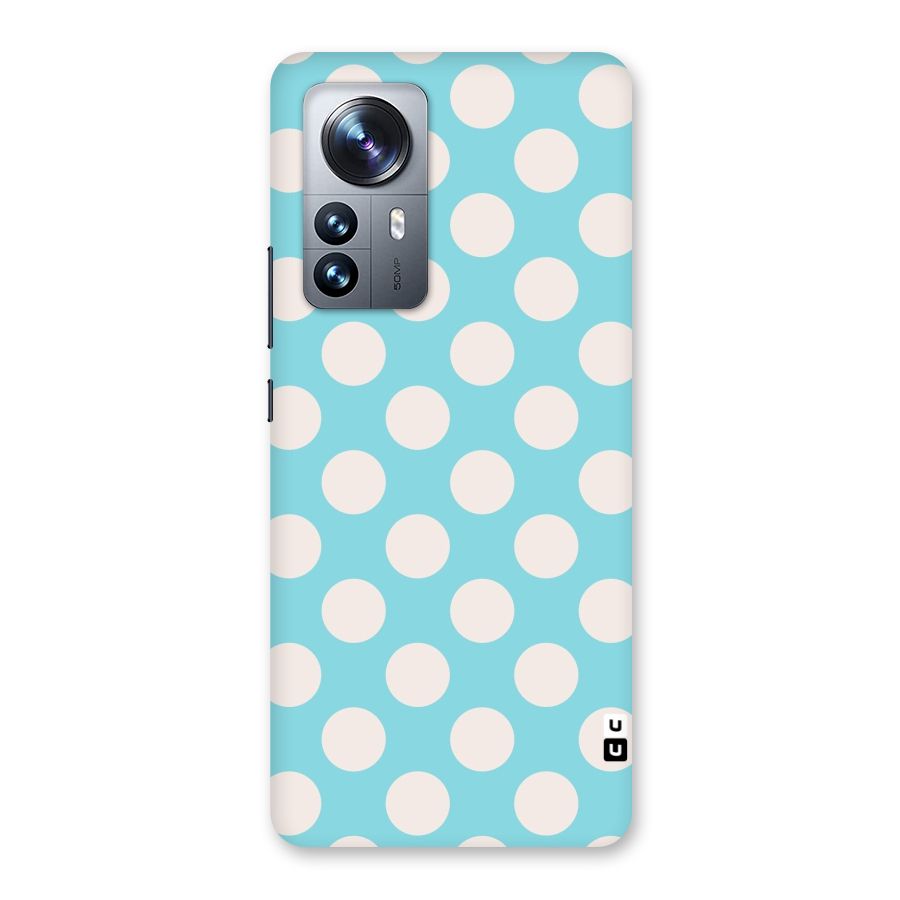 Pastel White Polka Dots Back Case for Xiaomi 12 Pro