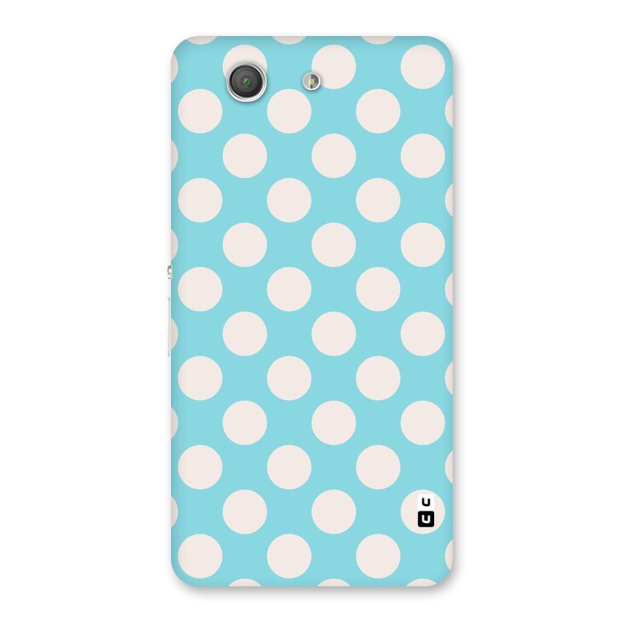Pastel White Polka Dots Back Case for Xperia Z3 Compact
