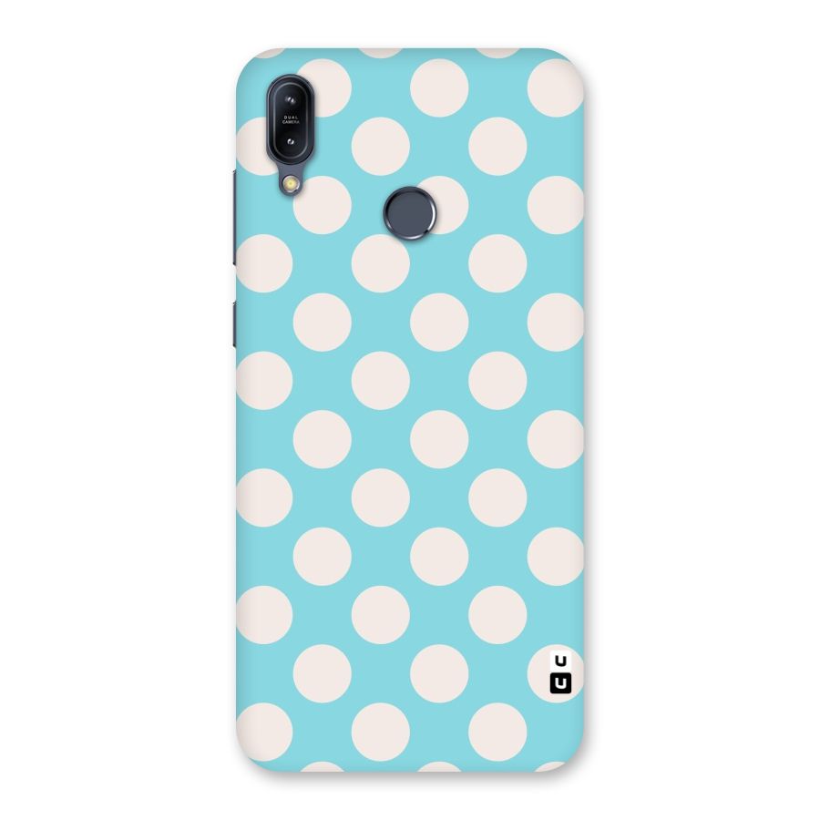 Pastel White Polka Dots Back Case for Zenfone Max M2