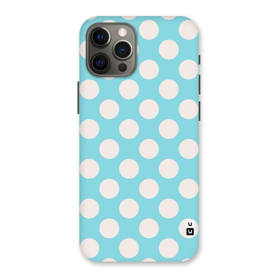 Pastel White Polka Dots Back Case for iPhone 12 Pro Max
