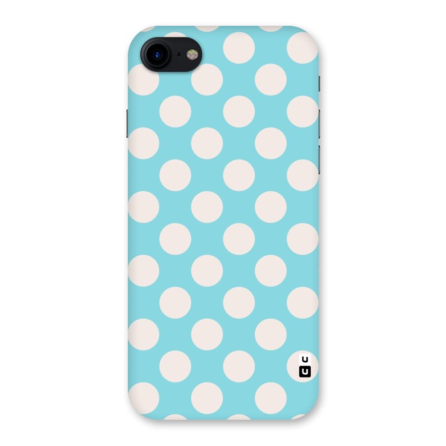 Pastel White Polka Dots Back Case for iPhone SE 2020